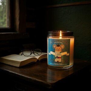 Bath & Body Works FLANNEL Scented Candle 7 oz Single Wick